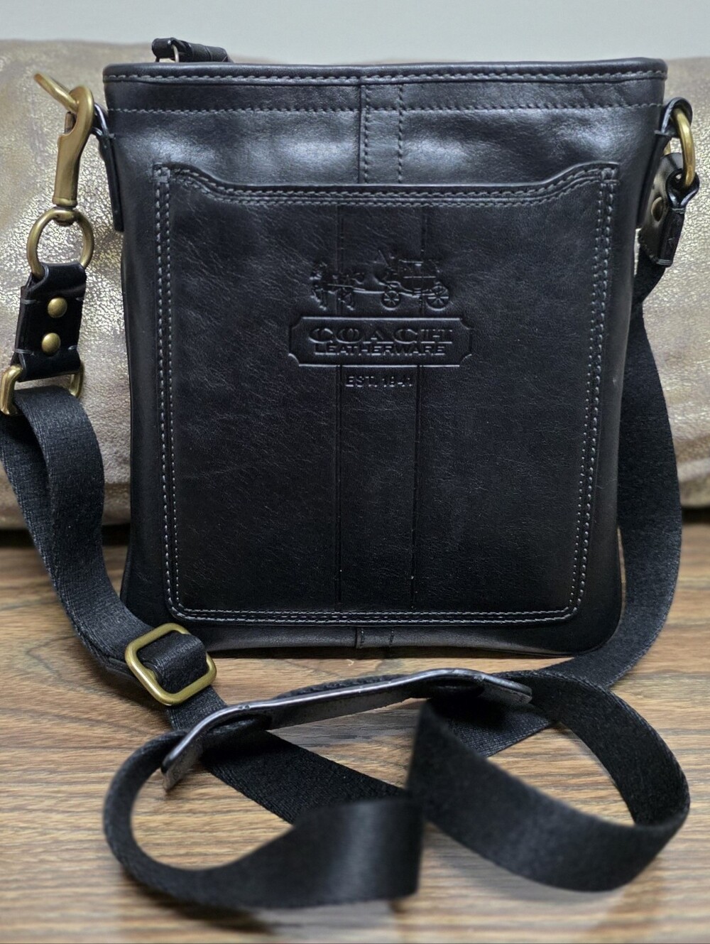 COACH Heritage Crossbody Flight Bag #41004 - Picture 7 of 16
